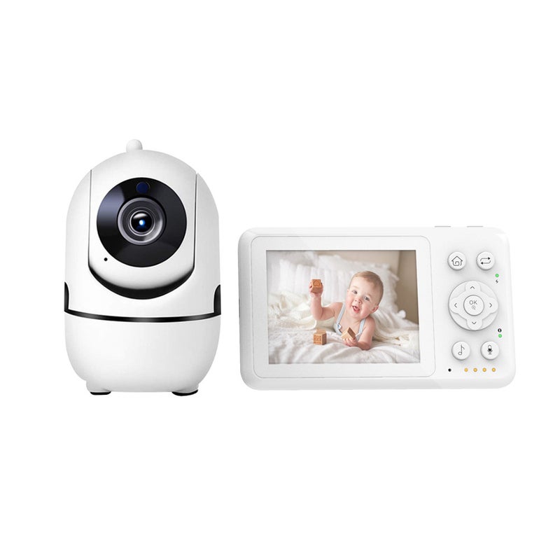 D031 3.2 inch baby monitor baby watcher with lullaby room temperature monitor baby monitor two-way voice intercom - Image 1