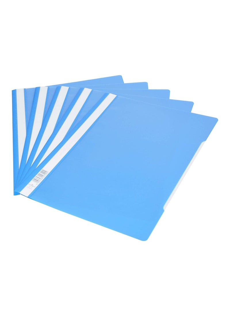 FIS - 50-Piece Durable A4 Project File Blue Colour - DUPG2573-06 - Image 1