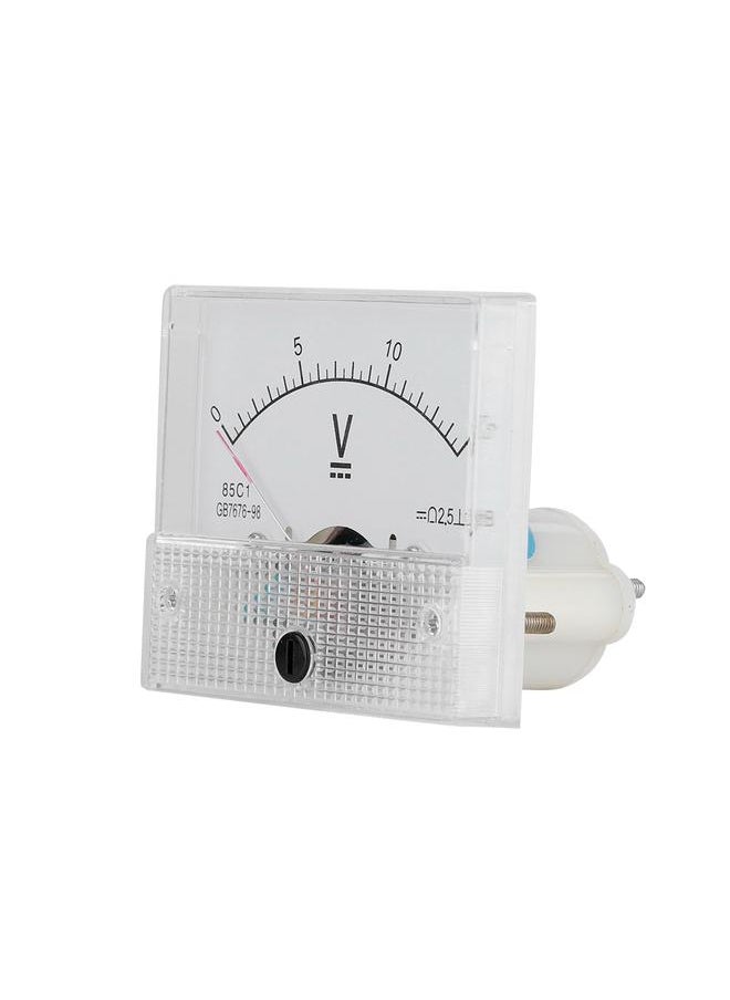 Thoraya DC 0-15V DC Analog 85C1 Current Voltmeter Voltage 2.5 Accuracy Voltage Analog Voltmeter Panel  - Image 2