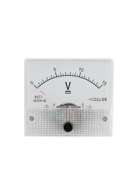 DC 0-15V DC Analog 85C1 Current Voltmeter Voltage 2.5 Accuracy Voltage Analog Voltmeter Panel