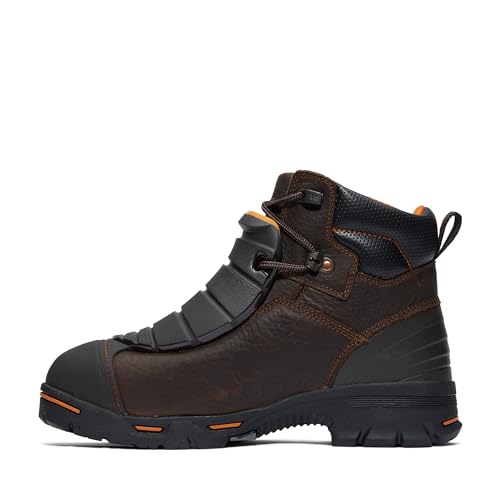 Timberland PRO Men's Endurance 6 Inch Steel Safety Toe Puncture Resistant External Met Guard Industrial Work Boot, Brown-2024 NEW, 10.5 M US - Image 2