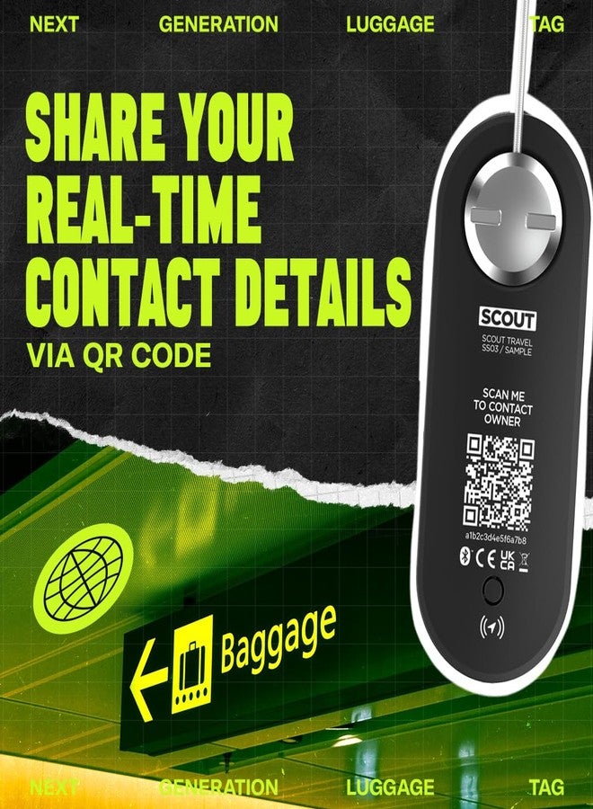 Knog Scout Travel Smart Luggage Tag, Finder & Alarm (Green) - Image 4