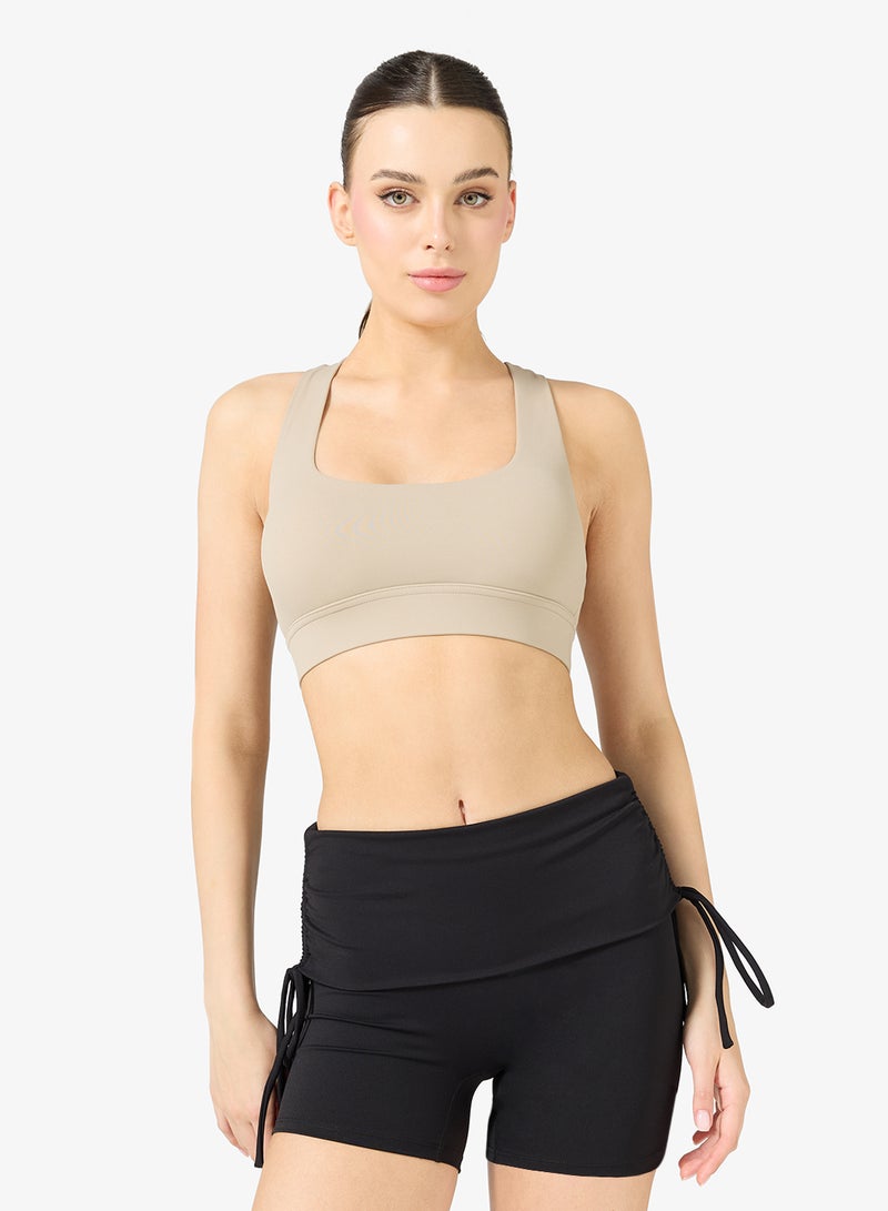 فورورد حمالة صدر رياضية بدون خياطة بفتحة خلفية - Image 1