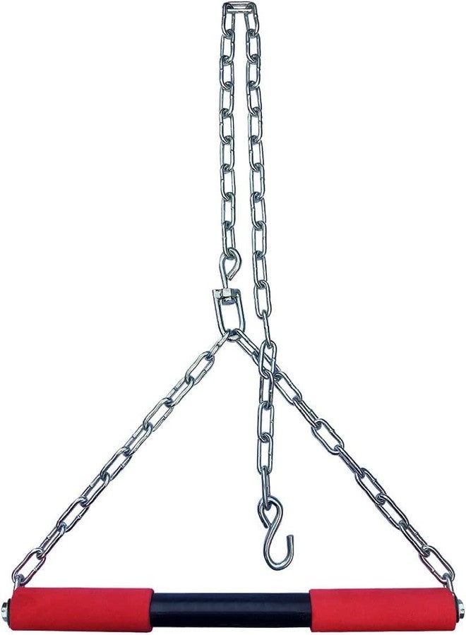 Steller Chin Up Bar, Steel Chin Up, Sangal Hanging Rod with Chain ChinUp Bar, Height Increaser and Pull Exercise with Heavy Duty Chain and Hook - Image 1