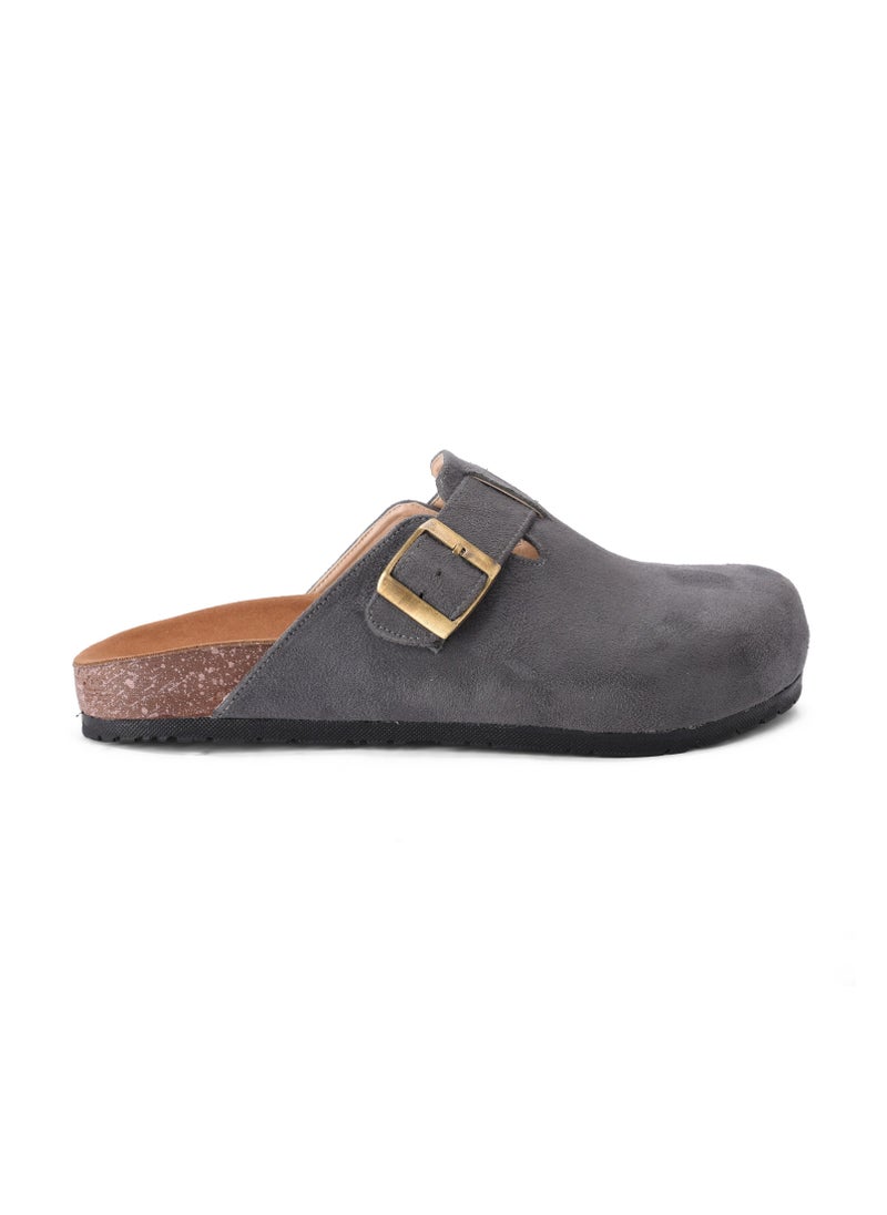 Pavo Grey suede Mule - Image 1