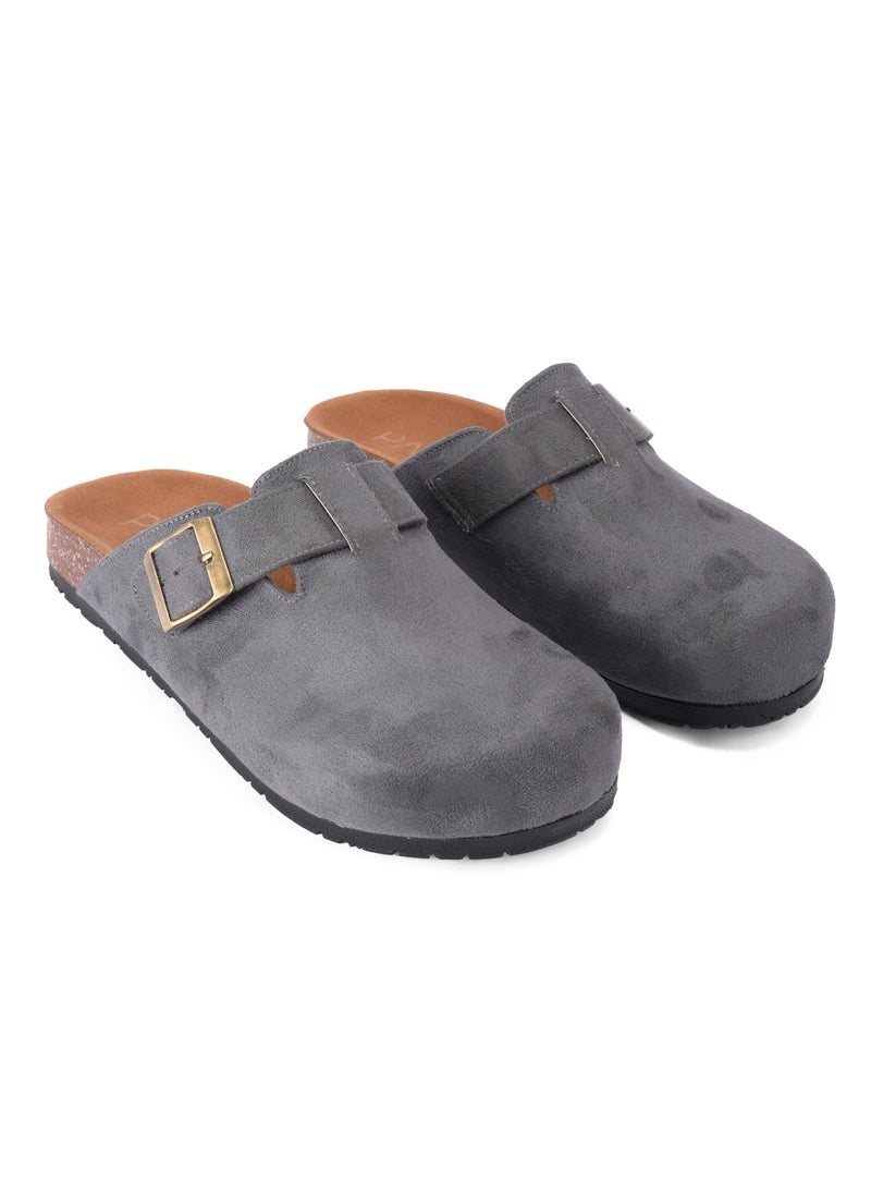 Pavo Grey suede Mule - Image 2