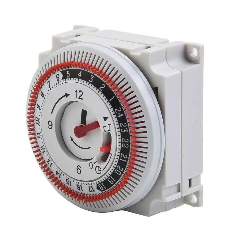 24h Mechanical Timer Switch 220V/16A for Lights/Heaters/Pools/Home Appliances - Image 2