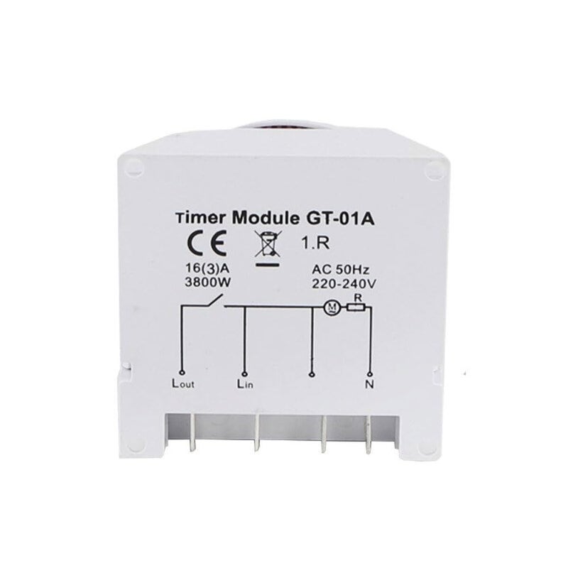 24h Mechanical Timer Switch 220V/16A for Lights/Heaters/Pools/Home Appliances - Image 5