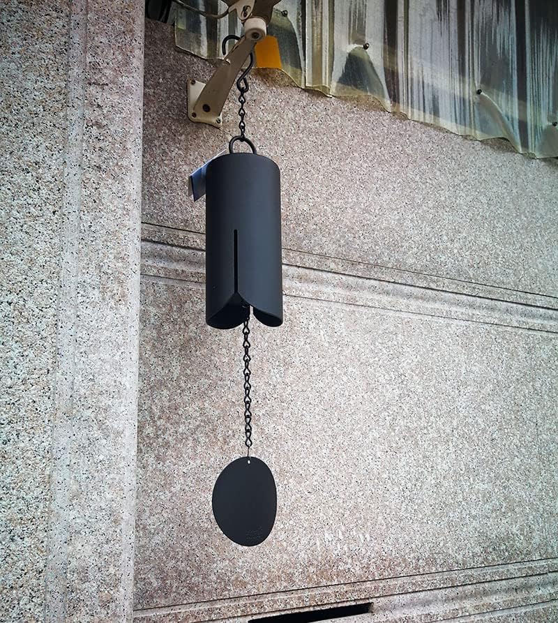 Qwick Click Original Wind Bell for Indoor and Outdoor Decoration Cowbell Black Melody || Wind Chimes for Balcony Bedroom with Sweet Sound, Music (Black) - Image 4