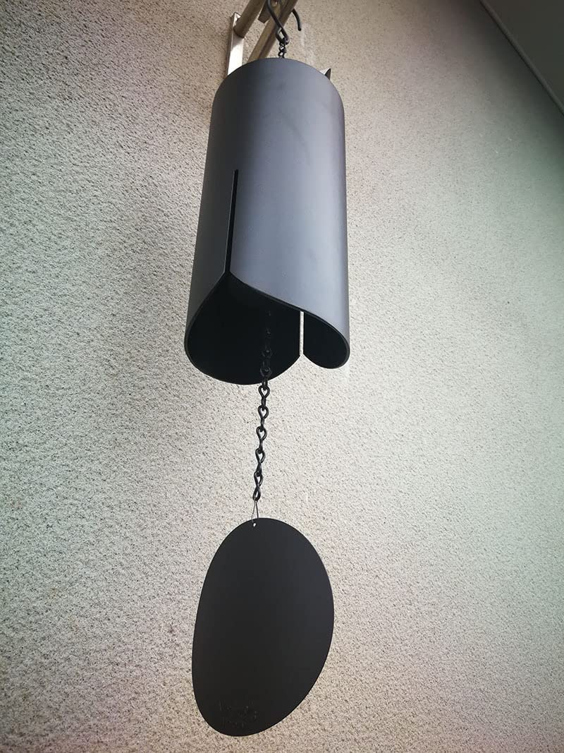 Qwick Click Original Wind Bell for Indoor and Outdoor Decoration Cowbell Black Melody || Wind Chimes for Balcony Bedroom with Sweet Sound, Music (Black) - Image 2