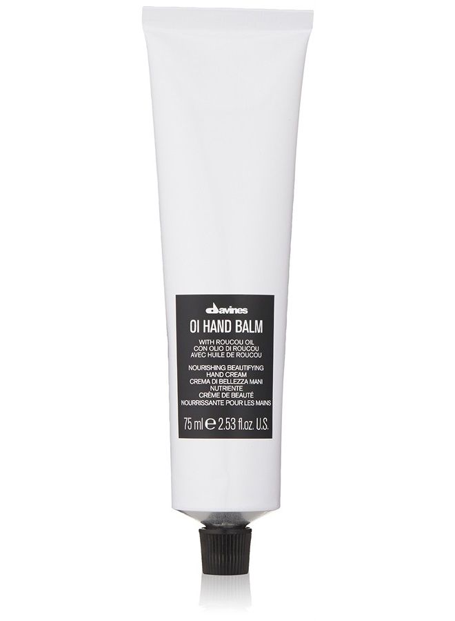Davines OI Hand Balm, Antioxidant-Rich Nourishment, For All Skin Types, Long-Lasting Hydration, 2.53 Fl. Oz.