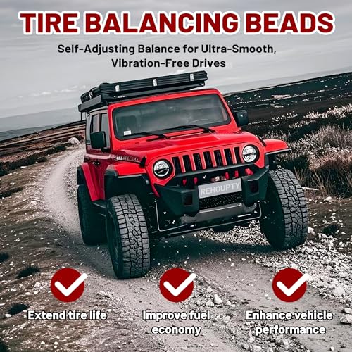 REHOUPTY Tempered Glass Tire Balancing Beads 13.2LBS (3KG*2 Bulk Tub), Tire Balance Beads for Truck Tires, Trailers, Off-Road Vehicles & RVs - Heavy-Duty Wheel Balance Solution with Scoop Included - Image 3