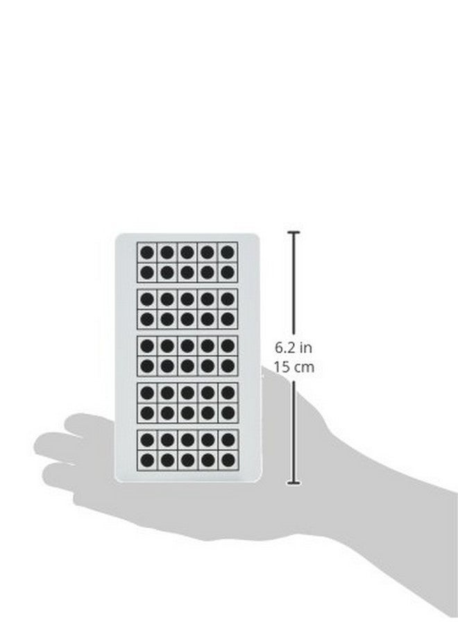 Didax Educational Resources 1-50 Ten-Frame 1-50 Cards, White, Black, 0.81 H x 6.0 L x 4.5 W, (211480) - Image 3