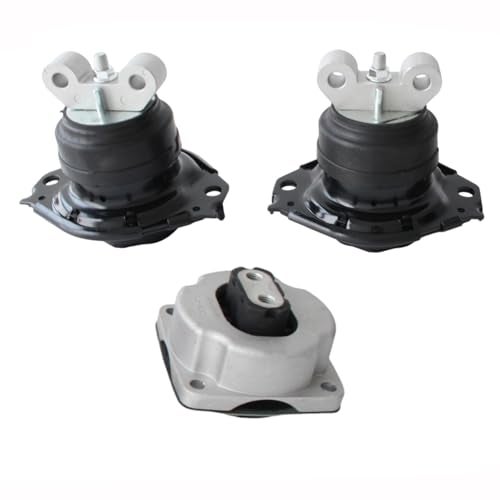 AUCERAMIC 3pcs Engine Motor & Transmission Mount Kit Fit for 2011-2022 Dodge Challenger Charger Chrysler 300 3.6L 5.7L Automatic Transmission Replace# A5522 A5388 3162 3262 5090140AG 52124671AE - Image 1