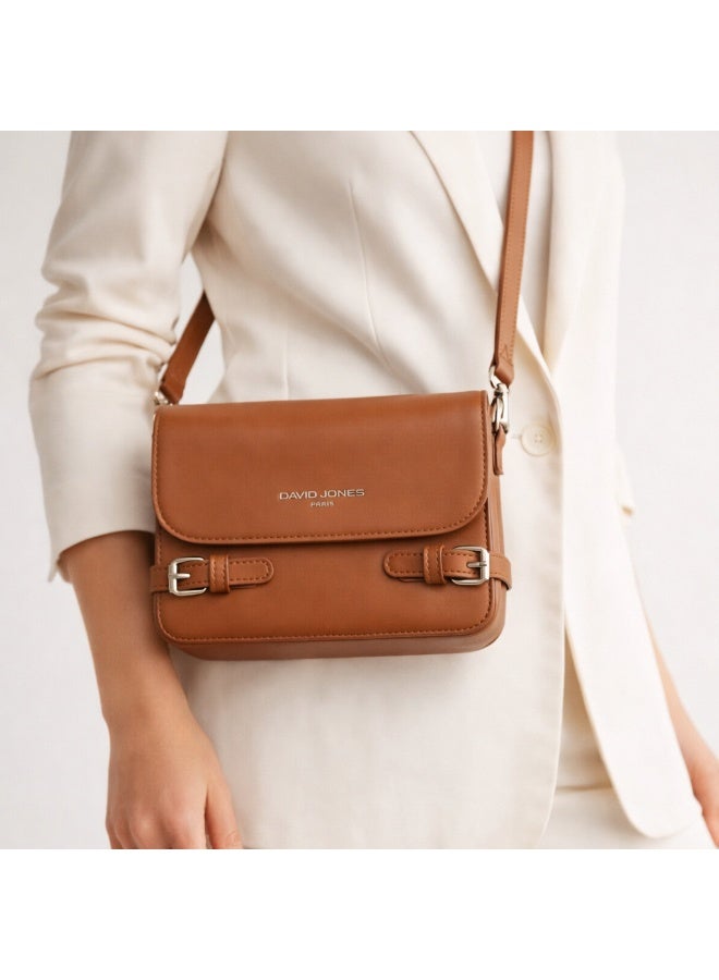 لايف ستيلاش  حقيبة كروس جلدية أنيقة ZC-3 - هافان - Image 1