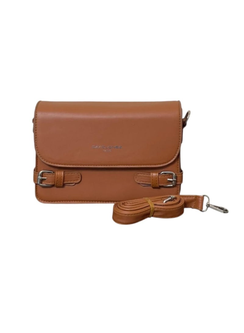 لايف ستيلاش  حقيبة كروس جلدية أنيقة ZC-3 - هافان - Image 2