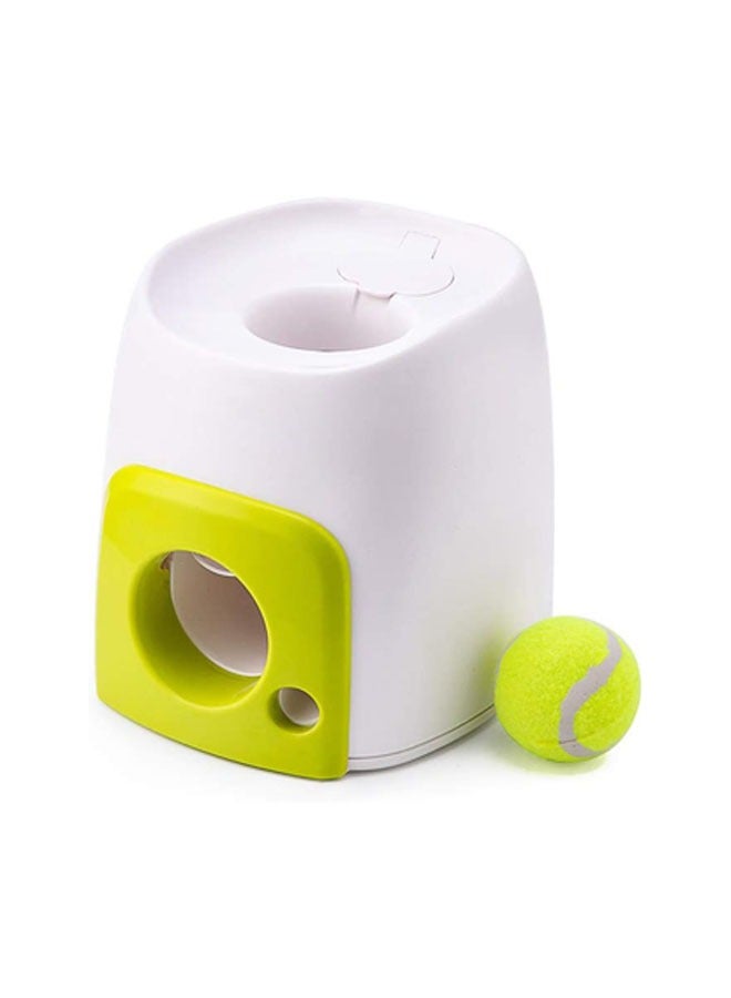 Hihonor Interactive Tennis Ball Thrower, Automatic Dog Toy Ball Launcher with Food Reward Machine, Intelligent Feeding Ball Throw for Puppy, Interactive Dog Toy for Small Dogs IQ Training - Image 1