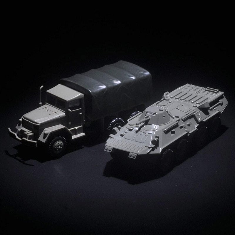 klarako 1/72 M35 Truck & -80 Armored Personnel Carrier Tank 4D Model Army Vehicles Playset - Image 4
