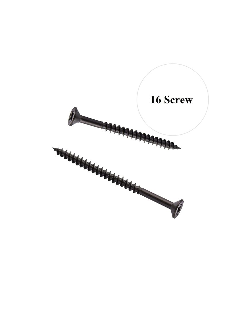 QZibeva QZibeva 2 Inch Wooden Sofa Bed Riser L Shaped Wood Furniture Legs Couch Legs Replacement Sofa Feet Dresser Leg Set of 4 LShaped Black  - Image 5