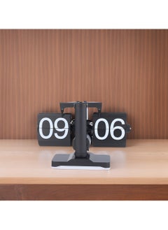 Fearlex Automatic Retro Flip Clock with Night light | Antique Mechanical Style Table Clock | Vintage Style Automatic Flip Desk Clock with Large Digital Number, Display for Office, Bedroom, Living Room and Home Decor  - Image 2