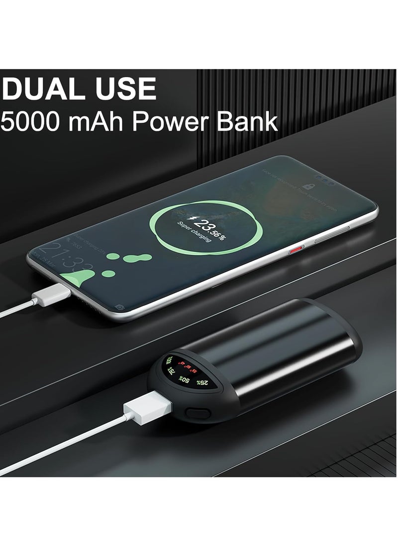 general Rechargeable Hand Warmers, 5000mAh Electric Hand Warmer with 3 Levels Heating, Pocket Heater, Self-Heating Heat Pack, Portable Winter Gadget for Travel and Outdoor Activities - Image 4