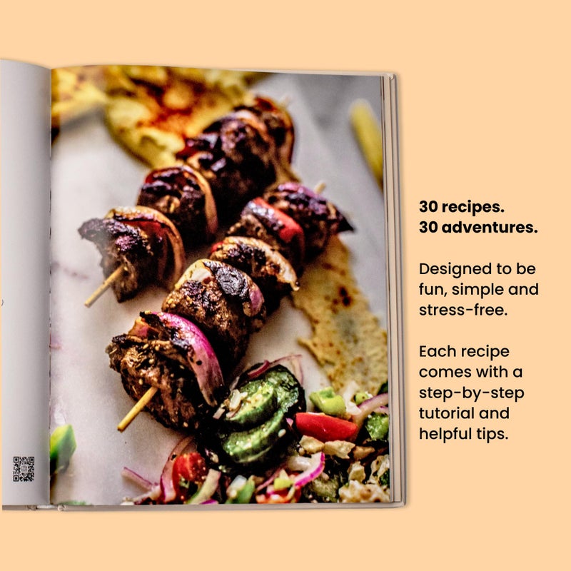 The Adventure Challenge Dinner Dates â€“ Date Night Cookbook for Couples with 30 Scratch-Off Recipes & Surprise Activities | Romantic Newlywed Gift | Couples Cooking Date Night Idea Book - Image 5