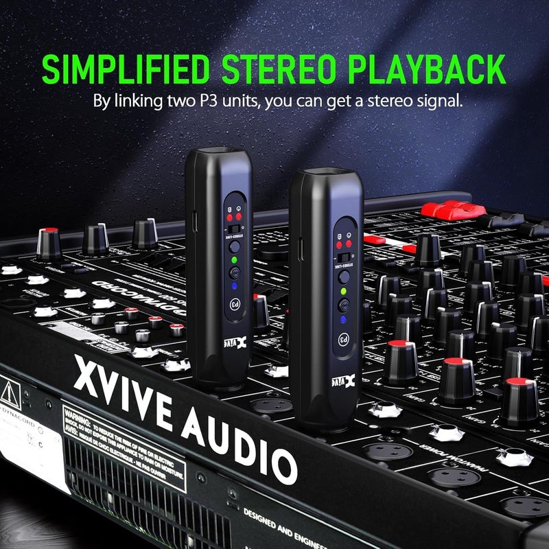Xvive P3D Wireless XLR Bluetooth Receiver for Mixer, Active PA Systems, DJ Systems - Image 3