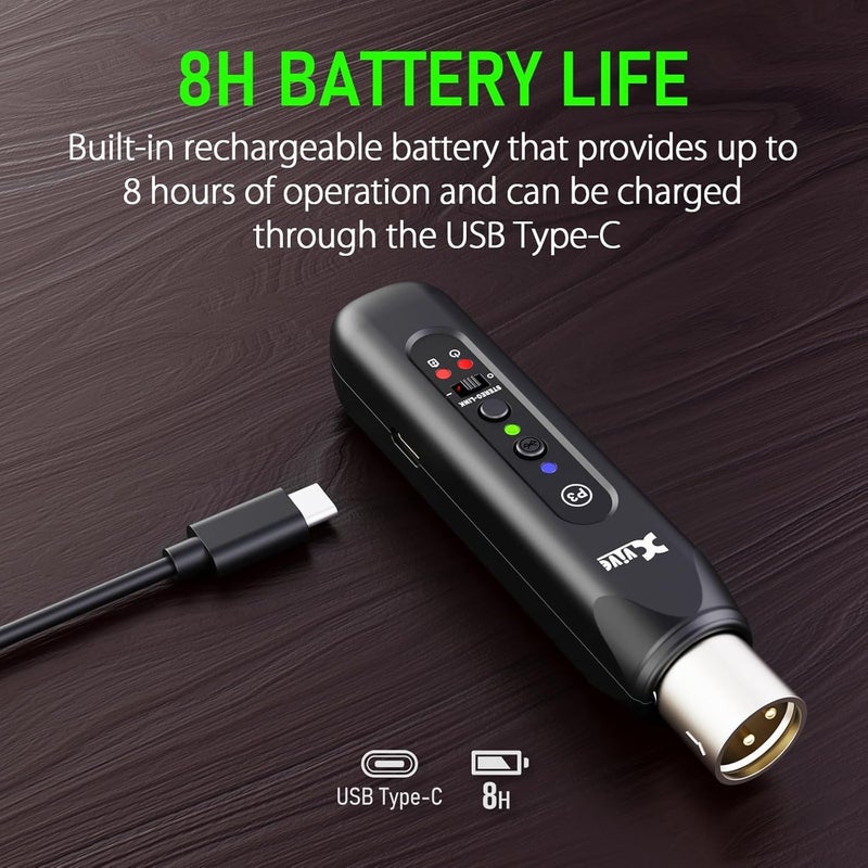 Xvive P3D Wireless XLR Bluetooth Receiver for Mixer, Active PA Systems, DJ Systems - Image 2