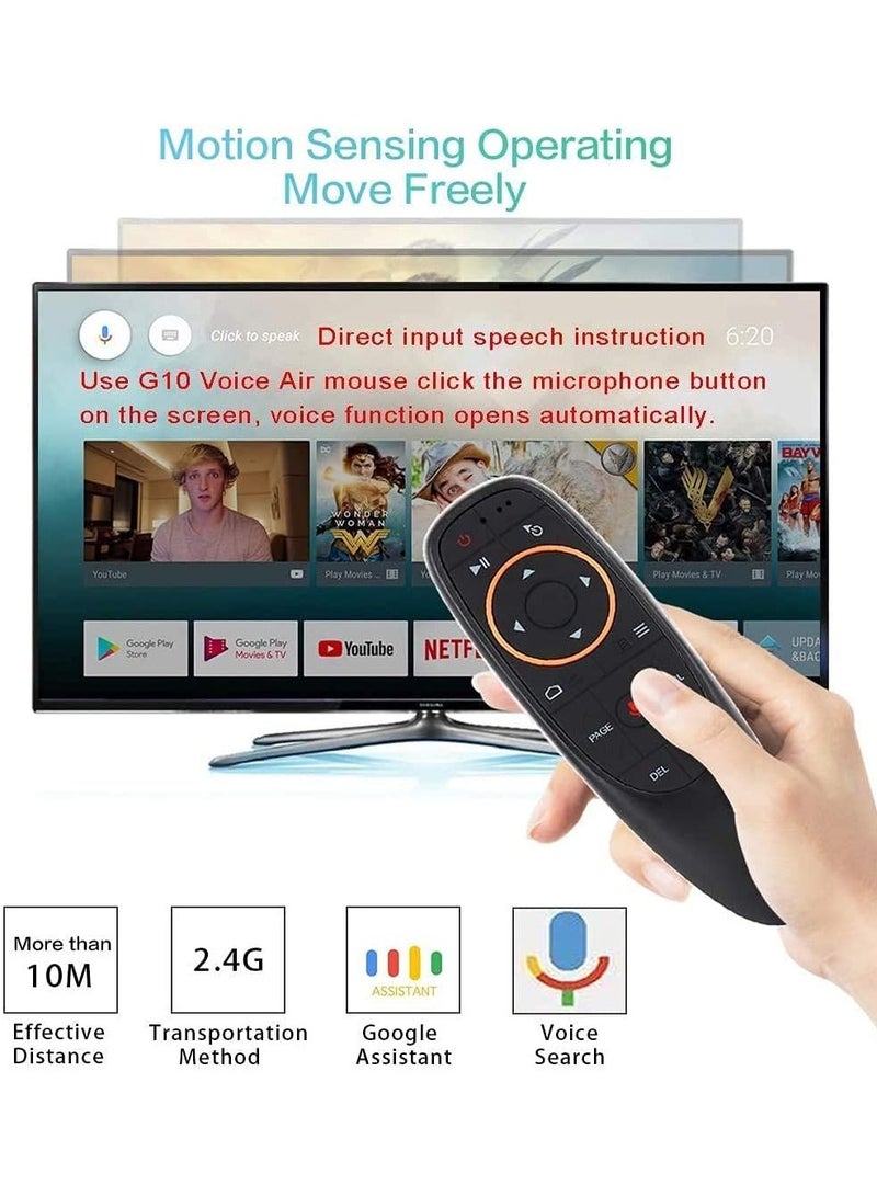 Wireless Remote Control With Voice Control For Android TV Box Black - Image 3