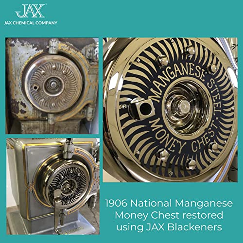 JAX Iron, Steel, & Nickel Blackener - Metal Finishing Solution - Antique Finish Without Heat or Electricity - Pint - Image 3