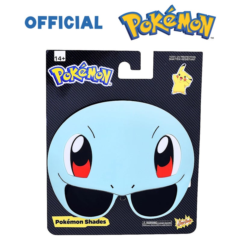 Sun-Staches PokÃ©mon Offiical Squirtle Sunglasses | Costume Accessory Party Favor | UV400 | One Size Fits Most, Light Blue - Image 3