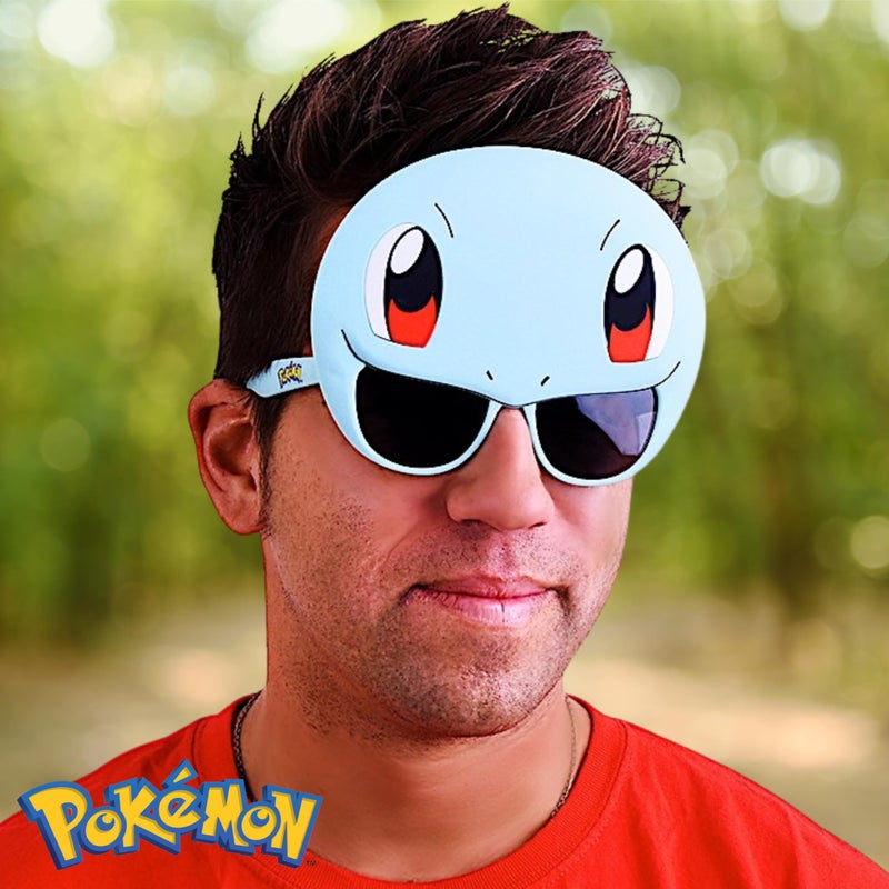 Sun-Staches PokÃ©mon Offiical Squirtle Sunglasses | Costume Accessory Party Favor | UV400 | One Size Fits Most, Light Blue - Image 5