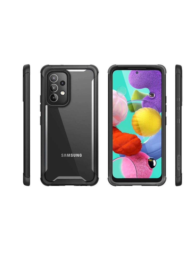 I-blason - AresLite Series Designed for Samsung Galaxy A33 5G Case Dual Layer Rugged Clear Bumper Case Black - Image 1
