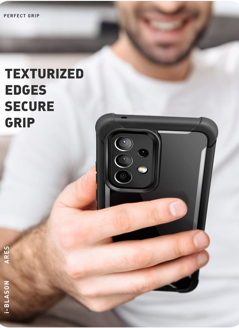 I-blason - AresLite Series Designed for Samsung Galaxy A33 5G Case Dual Layer Rugged Clear Bumper Case Black - Image 1