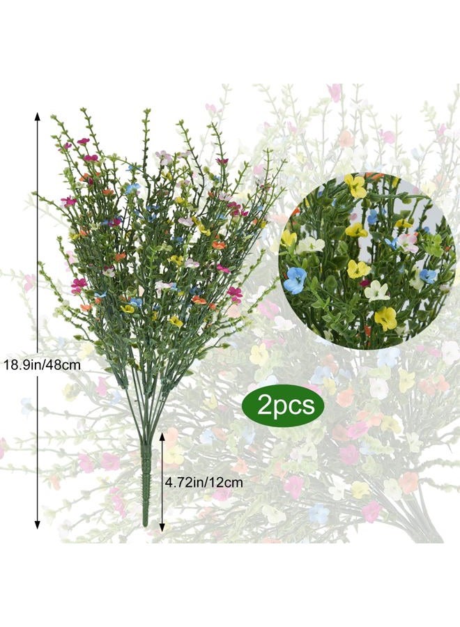 MHMJON Artificial Flowers Fake Daisy Flowers Wildflowers Bouquet for Home Table Vase Decor - Image 2
