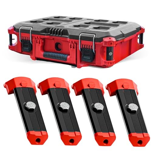 Alpha Engineered Threaded Replacement Packout Rails 32 815mm Compatible with Milwaukee Packout Tool Box 48228424 Heavy Duty Aluminum Rails Fits Packout Accessories Black - Image 1