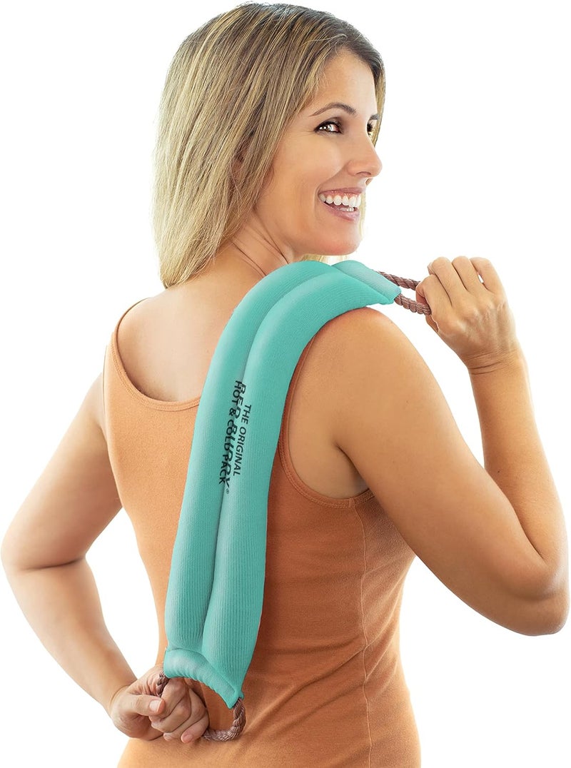 Carex Bed Buddy Aromatherapy Heat Pad and Cooling Neck Wrap - Eucalyptus Scented Microwave Heating Pad for Sore Muscles - Image 1