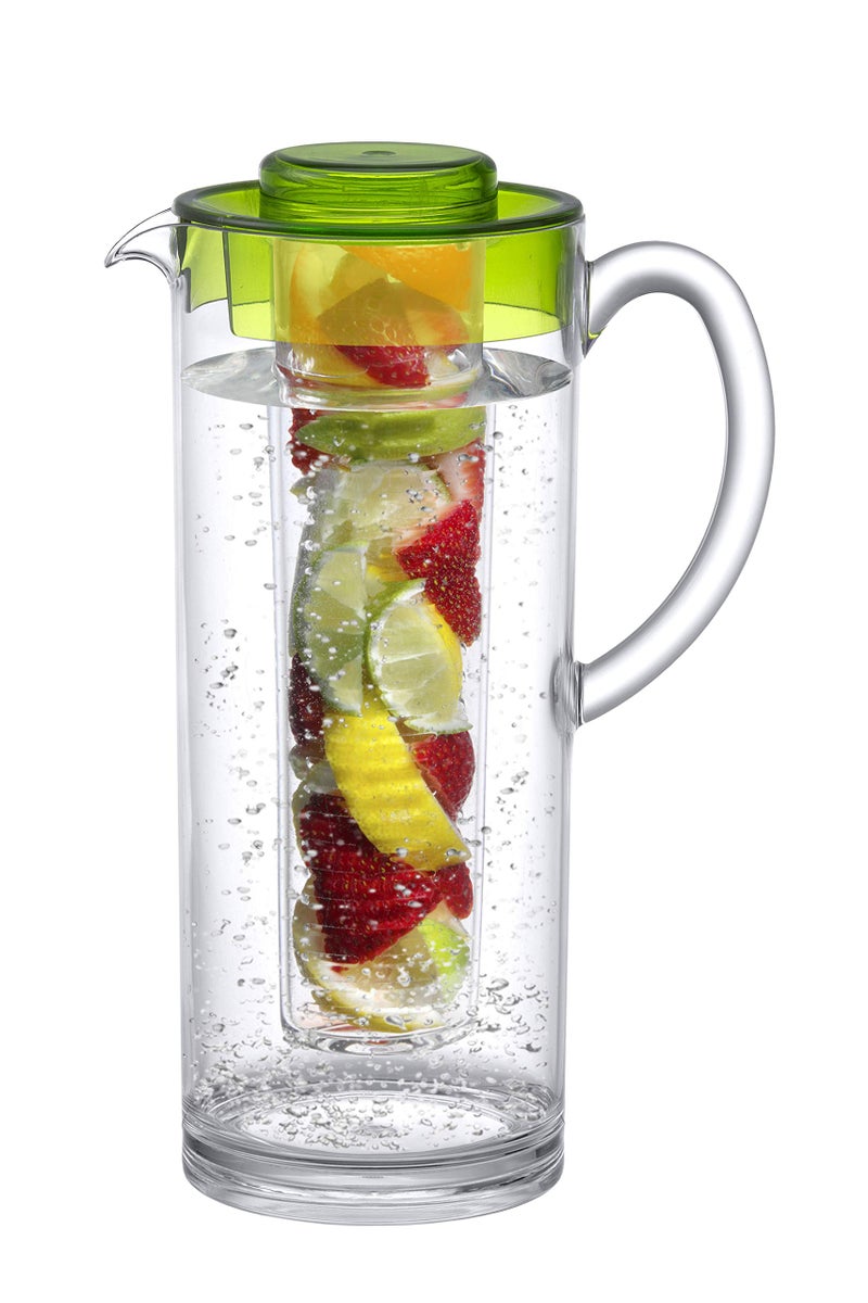 PRODYNE Prodyne Trim Fruit Infusion Pitcher 60 oz Green 