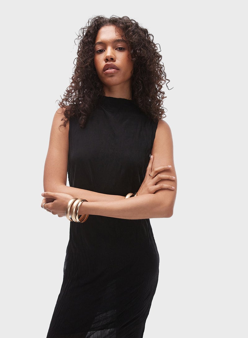 TOPSHOP Textured Knit Dress - Image 4