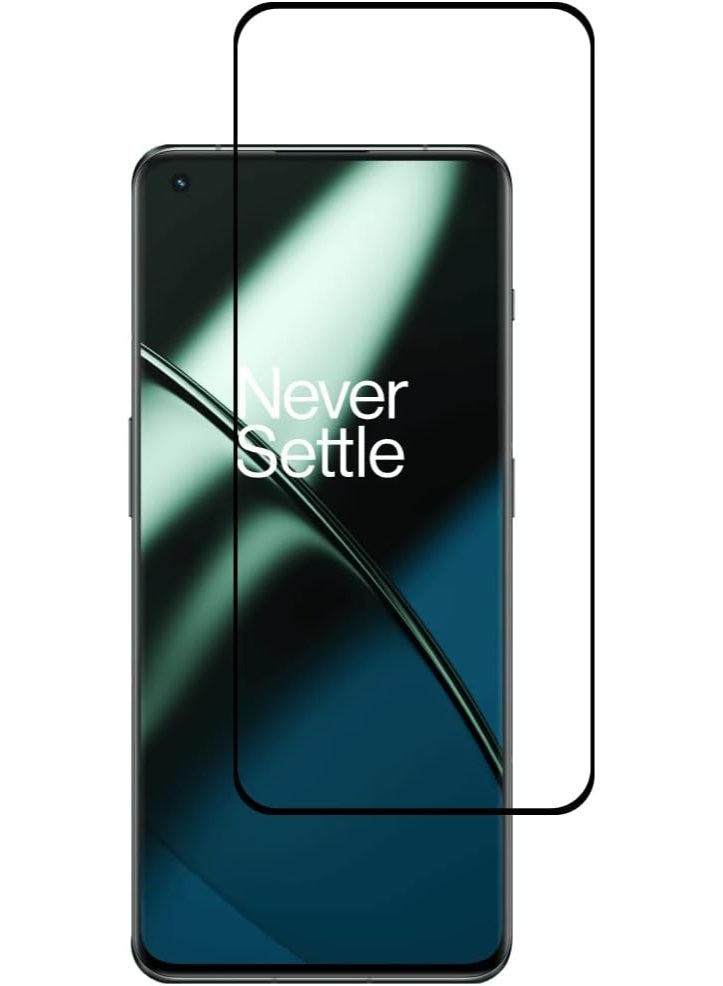 Screen Protector For OnePlus 11 , 5D  Tempered Glass Protector 9H Hardness, Bubble Free, HD Clear OnePlus 11 Screen Protector