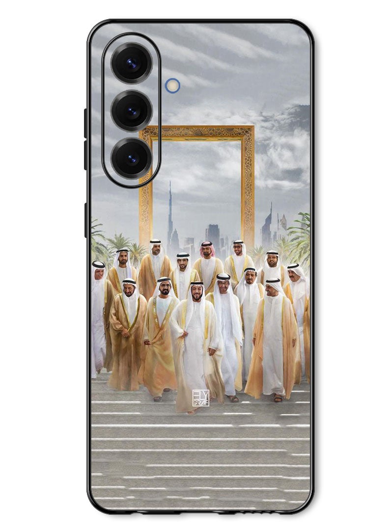 Theodor Case Compatible with Samsung Galaxy A57 Protection Shockproof Bumper Cover Dubai Rulers - Image 1