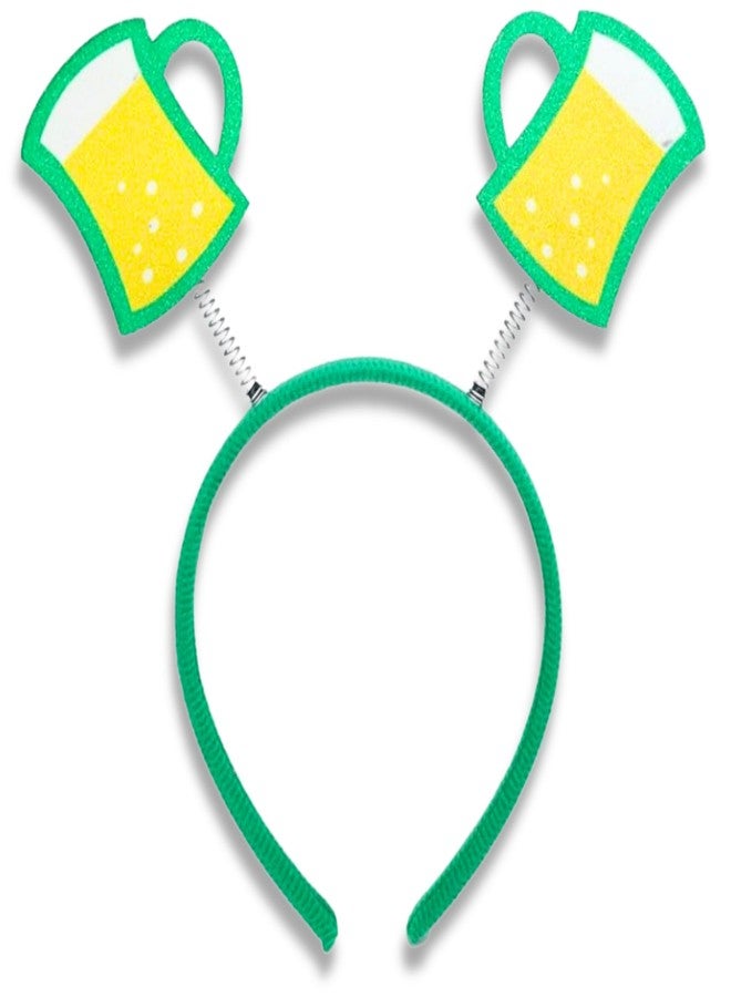 Needzo St. Patty's Beer Bopper Headband, Saint Patrick's Party Festive Hair Accessory, One Size - Image 1