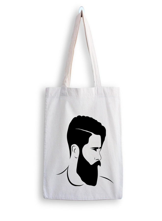 ARTBUG Tote Bag for Women with zip, Aesthetic Canvas tote bag for college girls, office, stylish and reusable - Man - D No - 216 - Image 1
