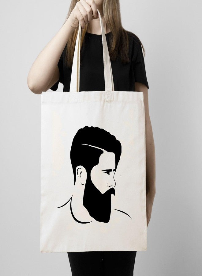 ARTBUG Tote Bag for Women with zip, Aesthetic Canvas tote bag for college girls, office, stylish and reusable - Man - D No - 216 - Image 3