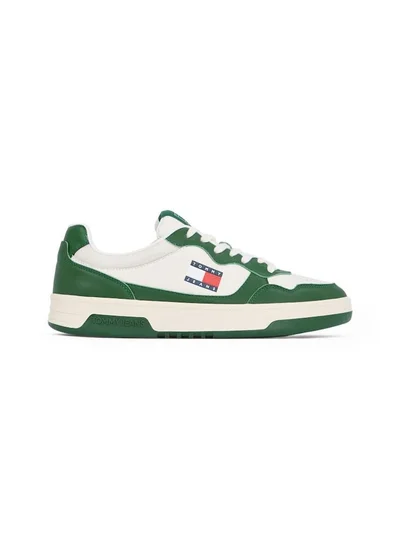 تومي جينز ESSENTIAL LEATHER LOW TRAINERS