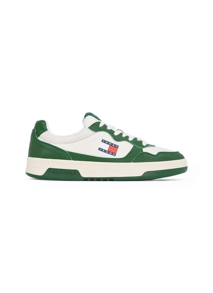 تومي جينز ESSENTIAL LEATHER LOW TRAINERS