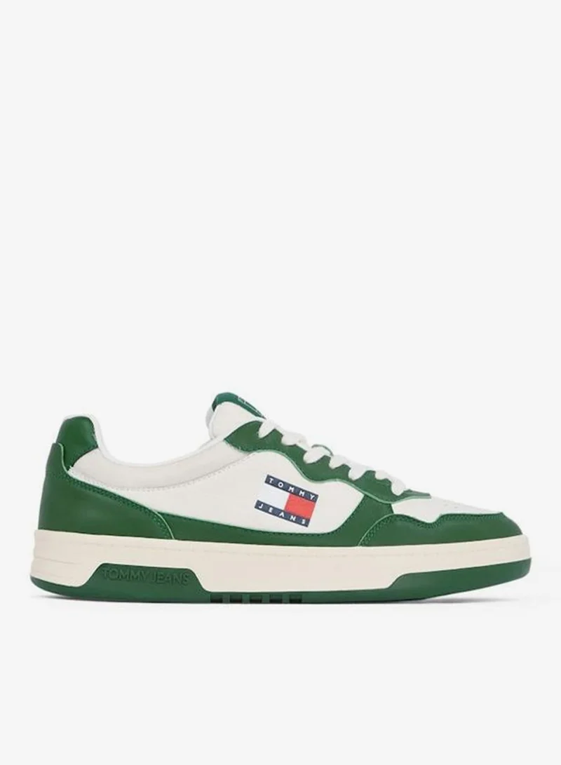 ESSENTIAL LEATHER LOW TRAINERS