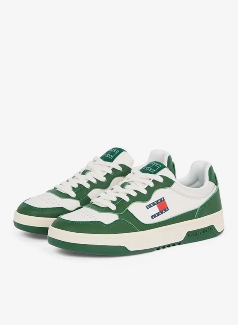 TOMMY JEANS multicolour ESSENTIAL LEATHER LOW TRAINERS for Men | Best Price UAE