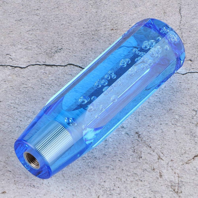 Crystal Car Shift Knob, Acrylic Gear Stick Lever, 15cm / 5.9in Universal Manual Transmission - Stylish Bubble Design, Durable Material, Easy Installation for Cars (Blue) - Image 3