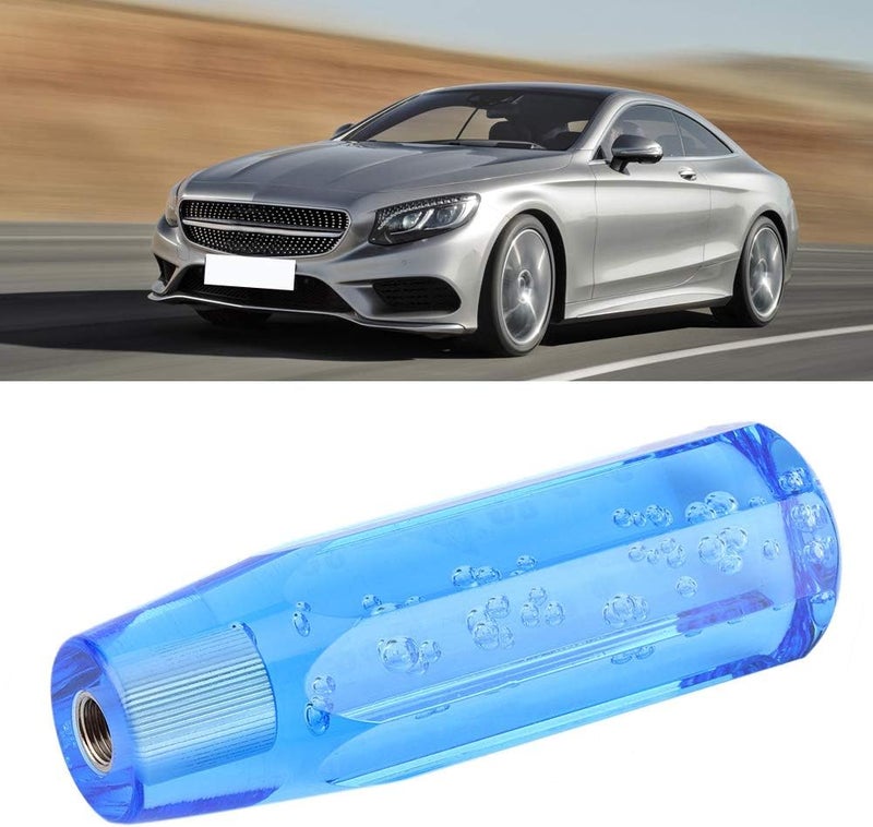 Crystal Car Shift Knob, Acrylic Gear Stick Lever, 15cm / 5.9in Universal Manual Transmission - Stylish Bubble Design, Durable Material, Easy Installation for Cars (Blue) - Image 4